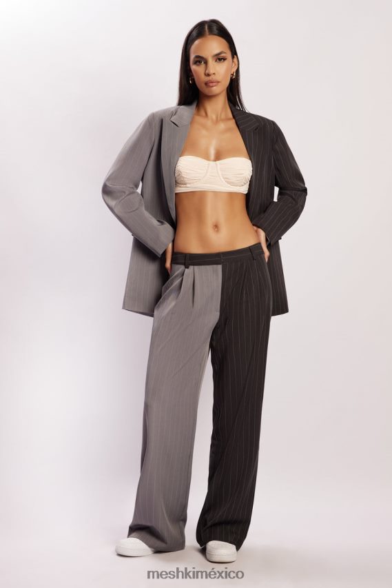 Meshki bralette con copa fruncida de malla tessa crema ropa H48F8H1207