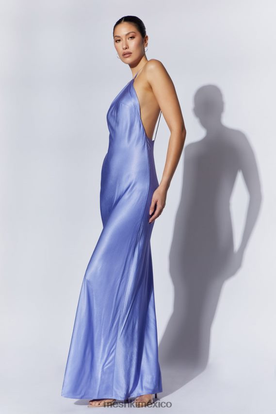 Meshki vestido largo alena con un hombro descubierto lavanda ropa H48F8H546