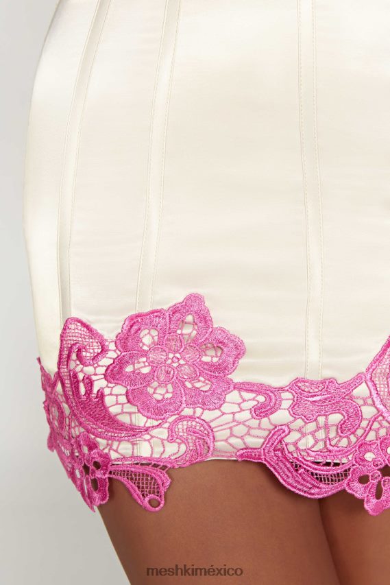 Meshki minivestido tatiana corsé con encaje desnudo ropa H48F8H586