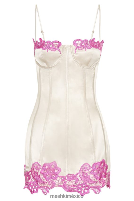 Meshki minivestido tatiana corsé con encaje desnudo ropa H48F8H586