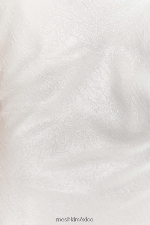 Meshki vestido corto con capucha Rhea perla ropa H48F8H591