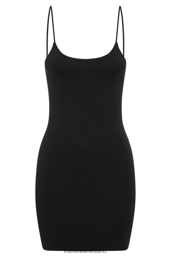 Meshki vestido corto de tirantes aylani negro ropa H48F8H229