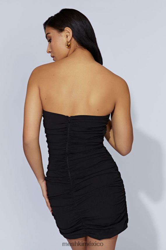 Meshki vestido corto victoria v-hardware negro ropa H48F8H636