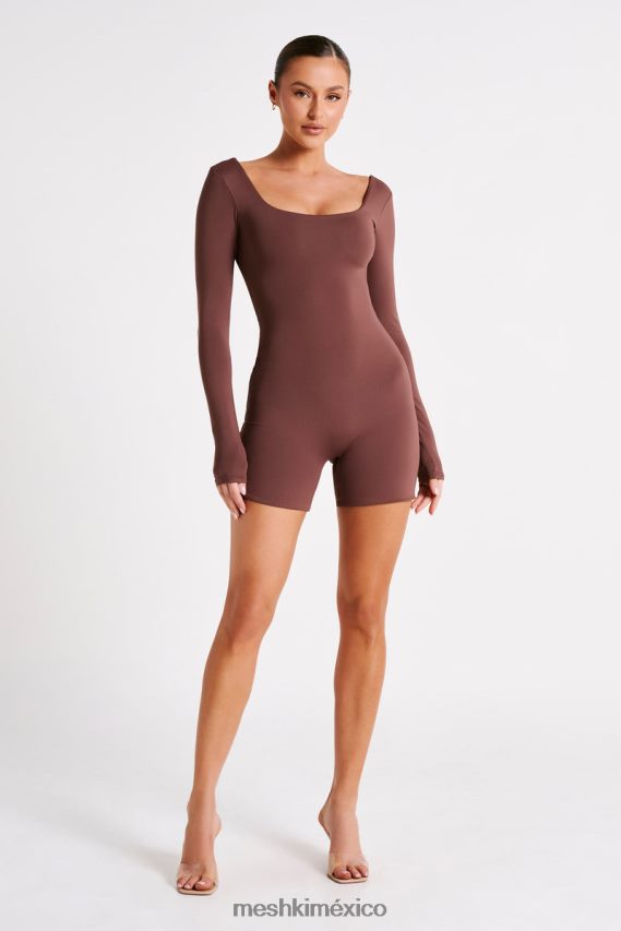 Meshki Mono corto Oakley de nailon reciclado de manga larga moca ropa H48F8H1249