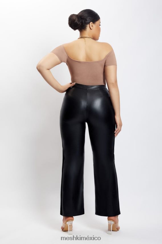 Meshki body con aberturas de breanna marrón claro ropa H48F8H1220