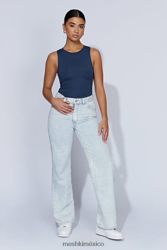 Meshki body sin mangas jordyn azul marino de medianoche ropa H48F8H963