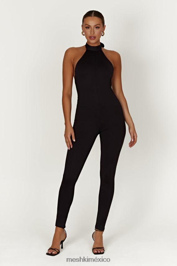 Meshki catsuit de nailon reciclado gigi negro ropa H48F8H1415