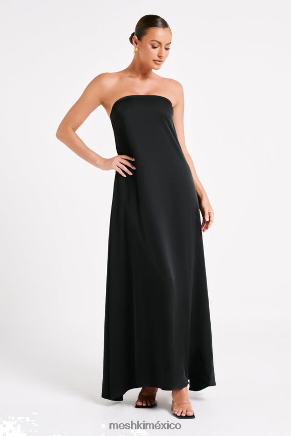 Meshki Luisa Strapless Maxi Dress Black Clothing H48F8H27