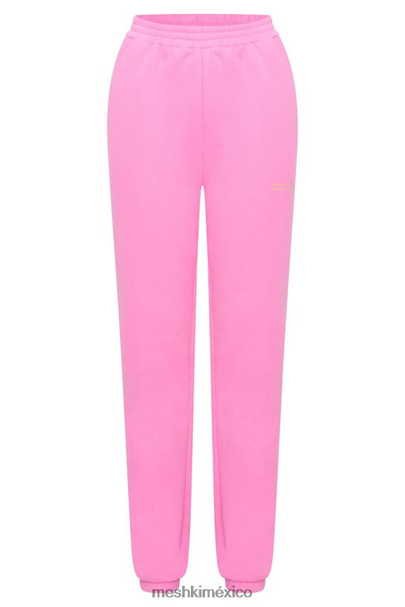 Meshki jogger camille extragrande con espalda polar rosa caramelo ropa H48F8H1515