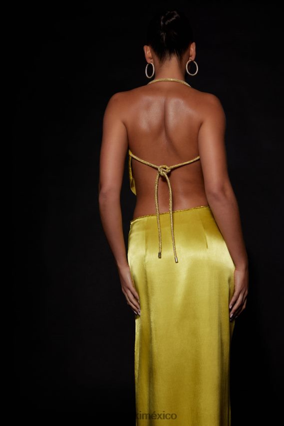 Meshki falda larga con cuerdas y diamantes de Christie monasterio ropa H48F8H1451