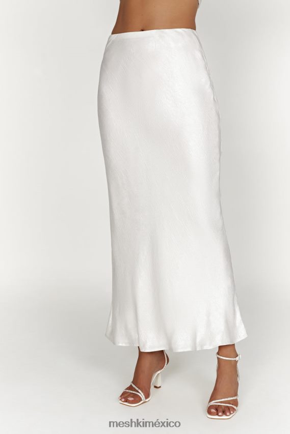 Meshki falda larga de satén raine perla ropa H48F8H1387