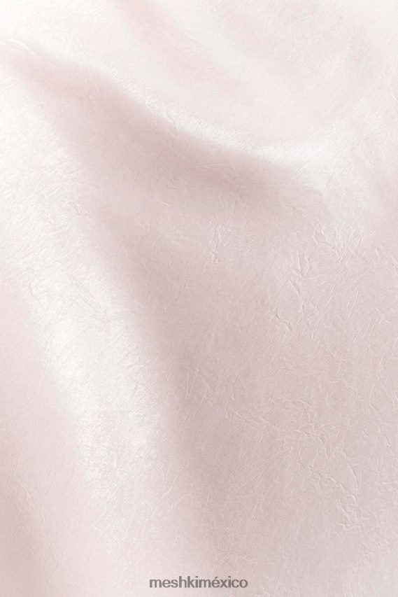 Meshki falda larga de satén raine rubor rosa ropa H48F8H1433