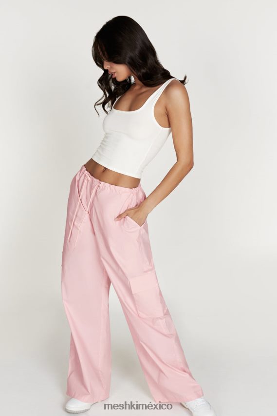 Meshki pantalones de paracaídas amara Bebé rosa ropa H48F8H1580