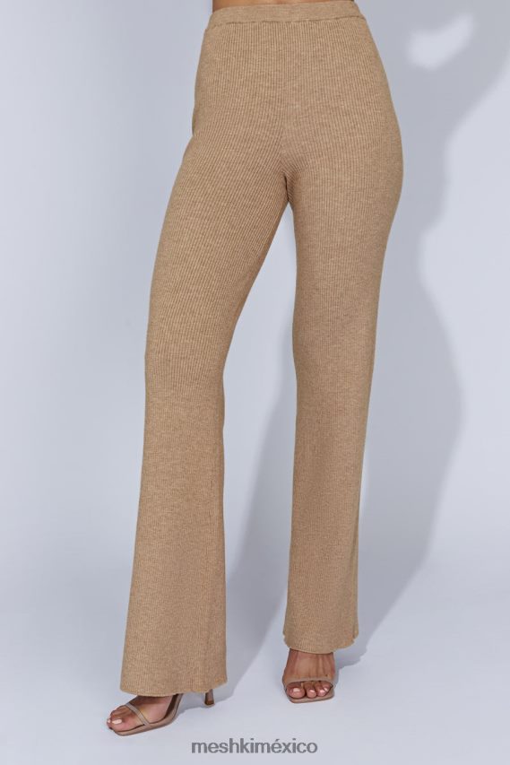 Meshki pantalones de punto jovie gris pardo ropa H48F8H1406