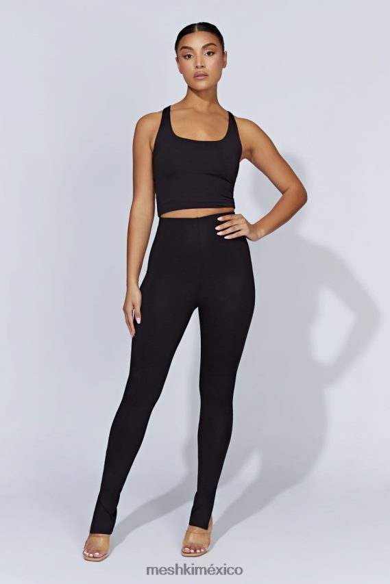Meshki leggings michelle con abertura lateral negro ropa H48F8H1585