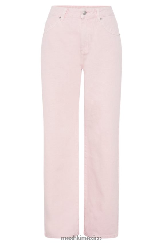 Meshki vaqueros ainsley de talle medio rubor rosa ropa H48F8H1605