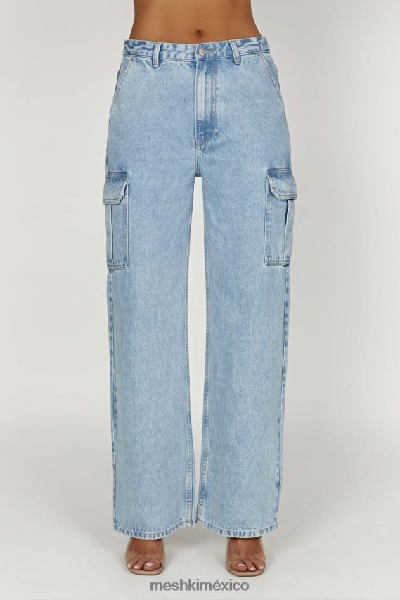 Meshki vaqueros holgados jagger azul medio ropa H48F8H1263