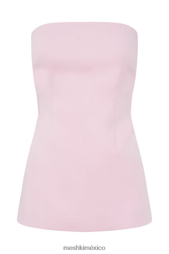 Meshki top astrid sin tirantes con lazo en la espalda rubor rosa ropa H48F8H892