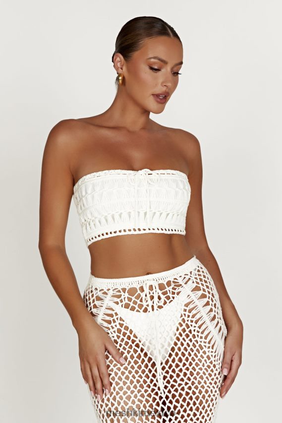 Meshki top bandeau de crochet bonnie blanco ropa H48F8H864