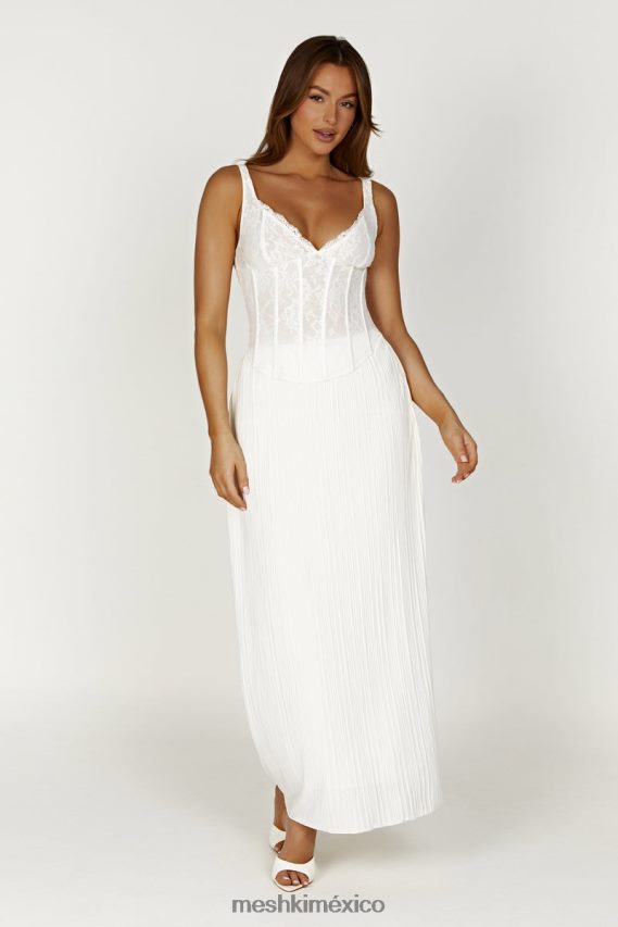 Meshki top corpiño de encaje elsie blanco ropa H48F8H866