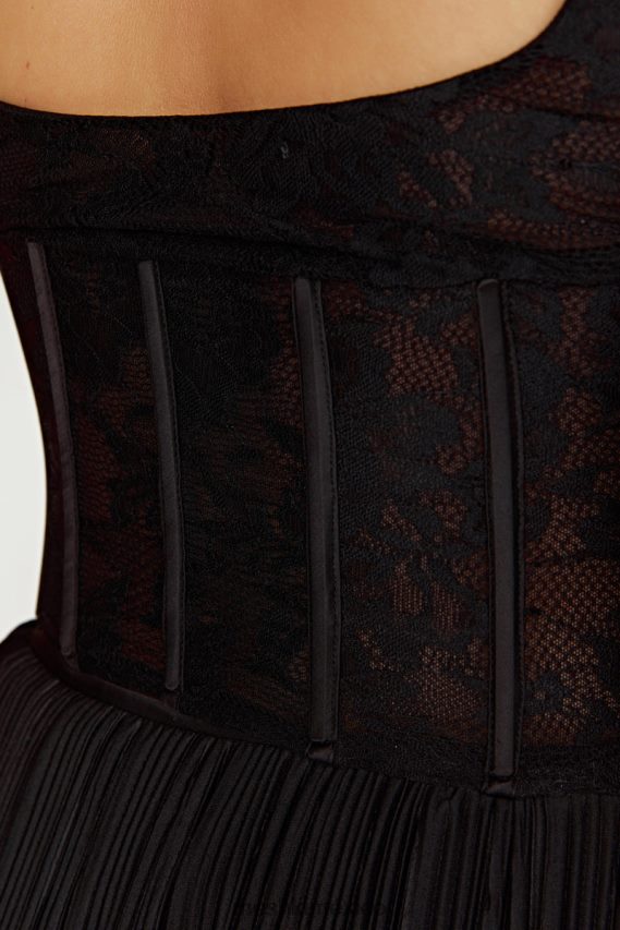 Meshki top corpiño de encaje elsie negro ropa H48F8H851