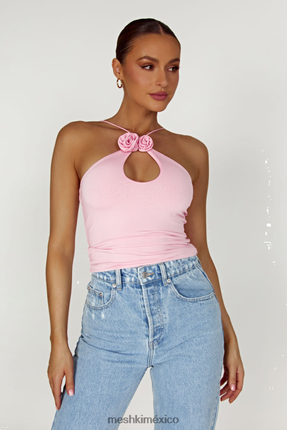 Meshki top sin mangas adeline rose Bebé rosa ropa H48F8H784