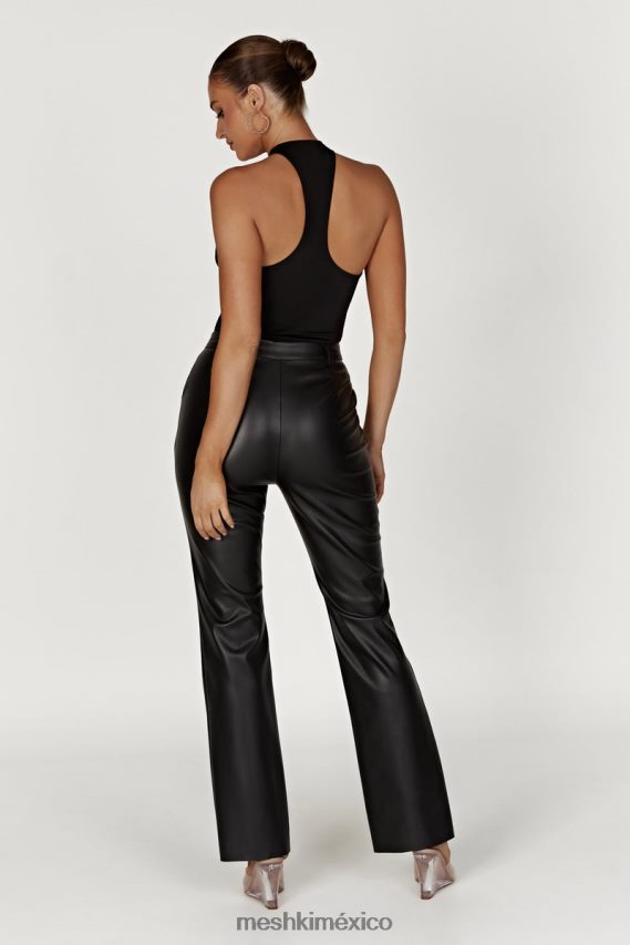 Meshki top sin mangas ailsa con abertura en forma de cerradura negro ropa H48F8H944