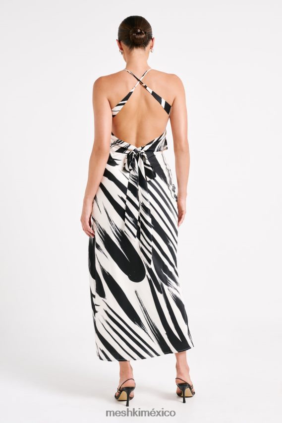 Meshki top sin mangas con estampado Felicia impresión abstracta ropa H48F8H753