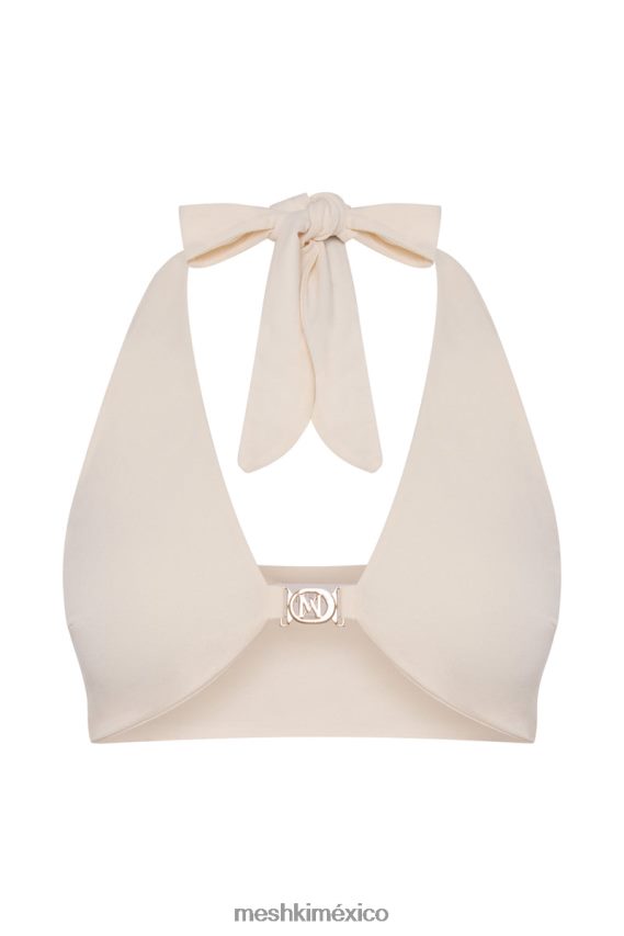 Meshki top corto nicole hueso ropa H48F8H1188