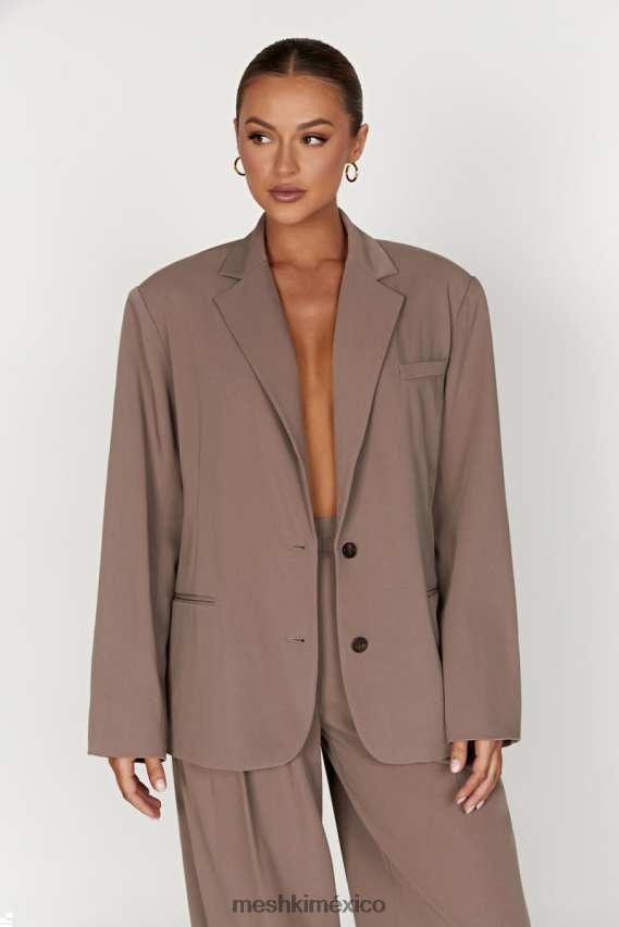 Meshki blazer extragrande simone Coco ropa H48F8H1635