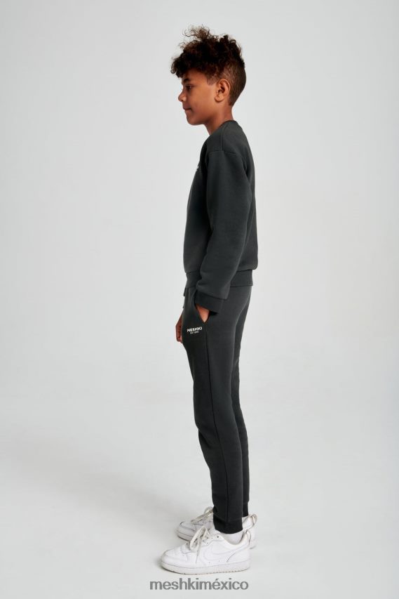 Meshki jersey con cuello redondo phoenix ku anochecer negro ropa H48F8H1501