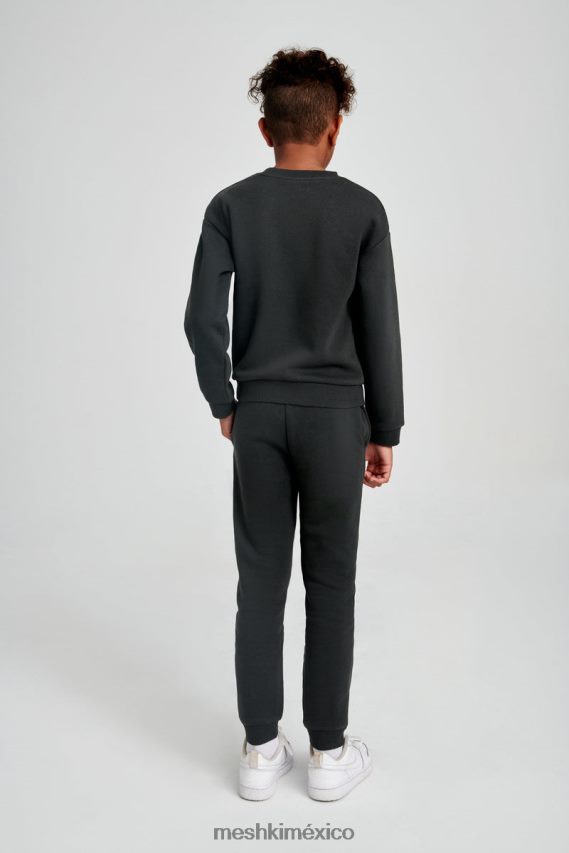 Meshki jersey con cuello redondo phoenix ku anochecer negro ropa H48F8H1501