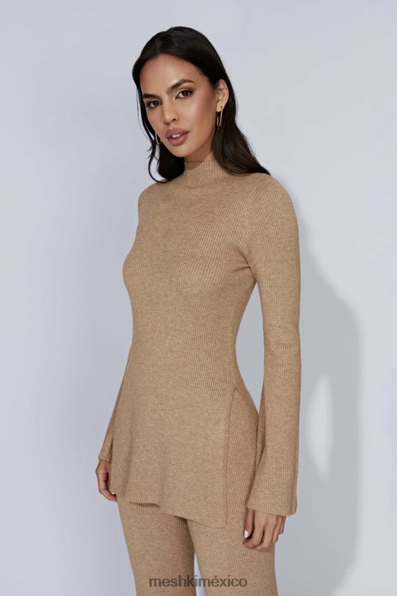 Meshki jersey de punto extragrande jovie gris pardo ropa H48F8H914