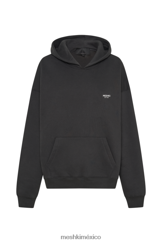 Meshki sudadera con capucha bernie oversize anochecer negro ropa H48F8H936