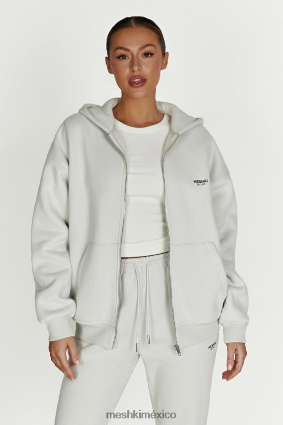 Meshki sudadera corrie con cremallera humo gris ropa H48F8H880