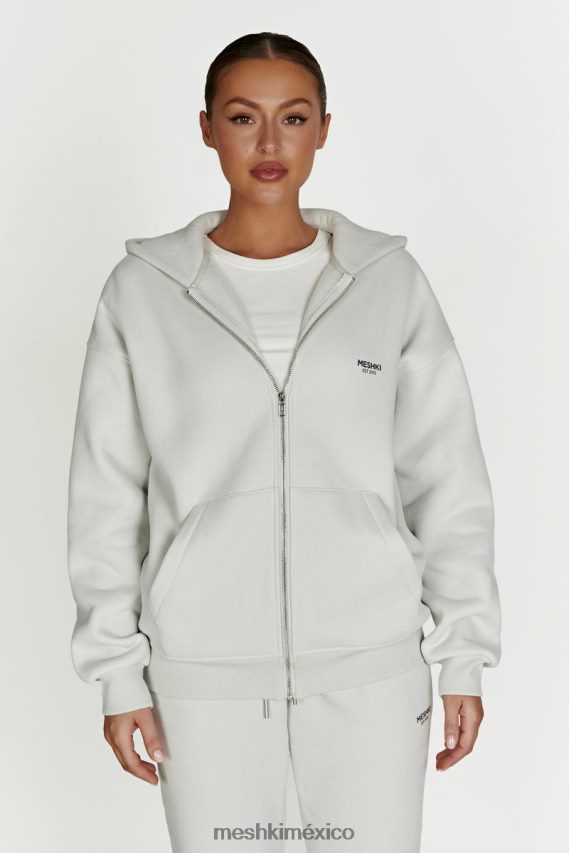 Meshki sudadera corrie con cremallera humo gris ropa H48F8H880