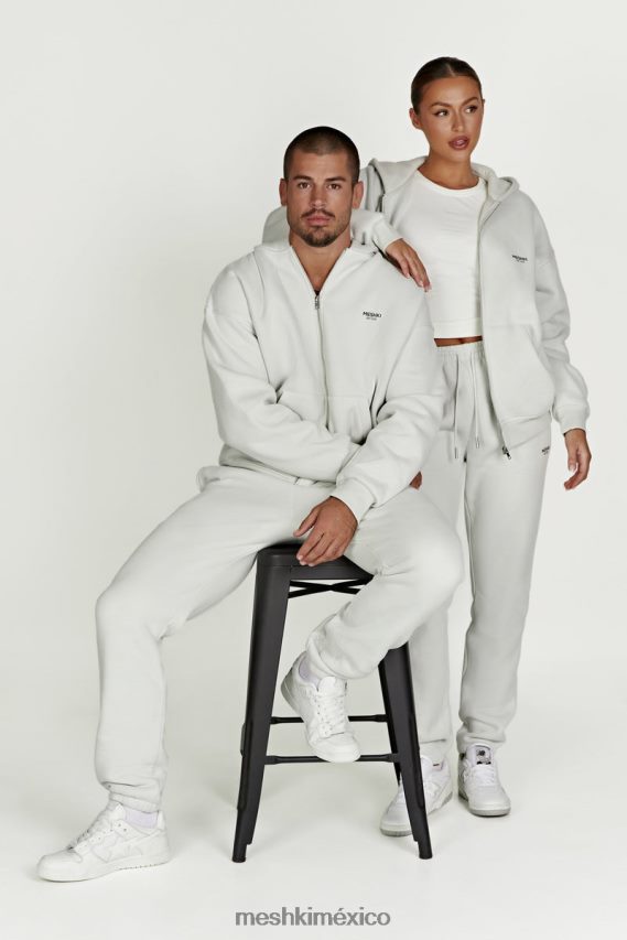 Meshki sudadera corrie con cremallera humo gris ropa H48F8H880