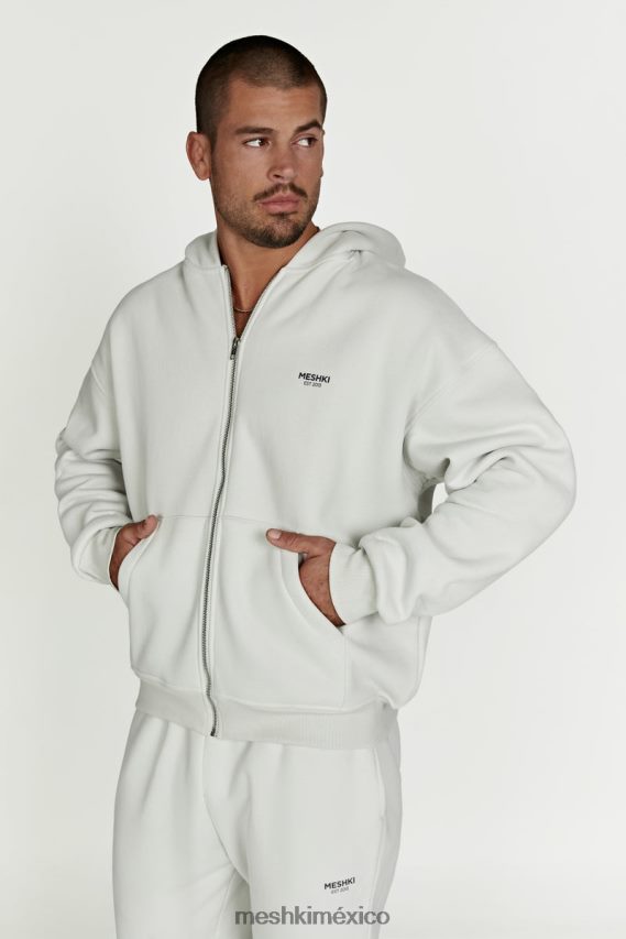 Meshki sudadera corrie con cremallera humo gris ropa H48F8H880