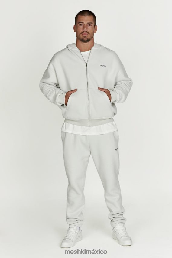 Meshki sudadera corrie con cremallera humo gris ropa H48F8H880