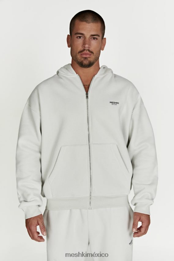 Meshki sudadera corrie con cremallera humo gris ropa H48F8H880