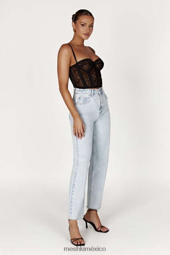 Meshki corpiño de encaje sansa negro ropa H48F8H827