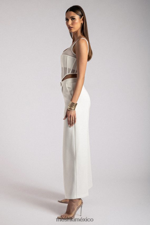 Meshki corsé bustier delaney blanco ropa H48F8H907