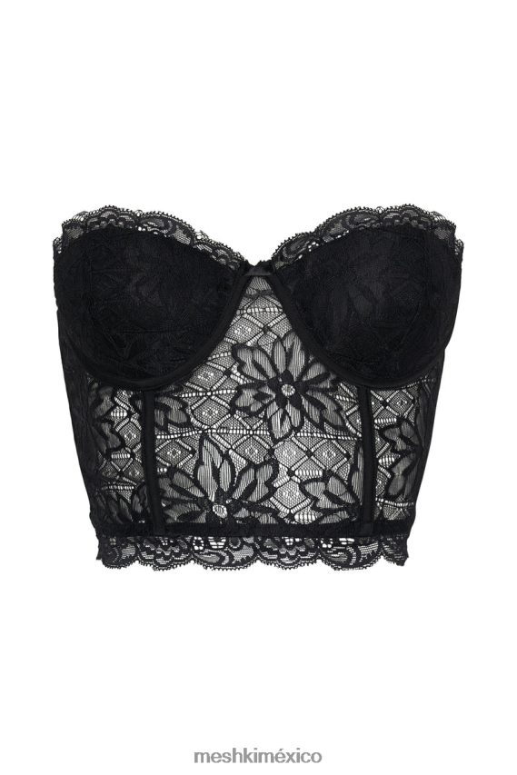 Meshki corsé de encaje alessandra negro ropa H48F8H1083