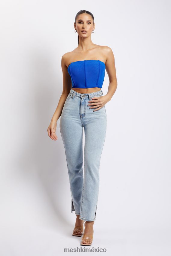 Meshki corsé de malla allie azul cobalto ropa H48F8H1179