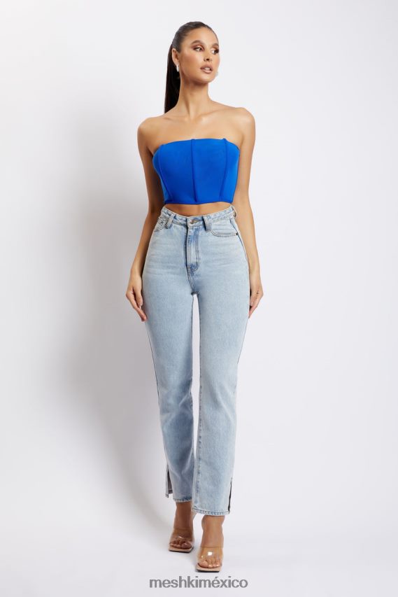 Meshki corsé de malla allie azul cobalto ropa H48F8H1179