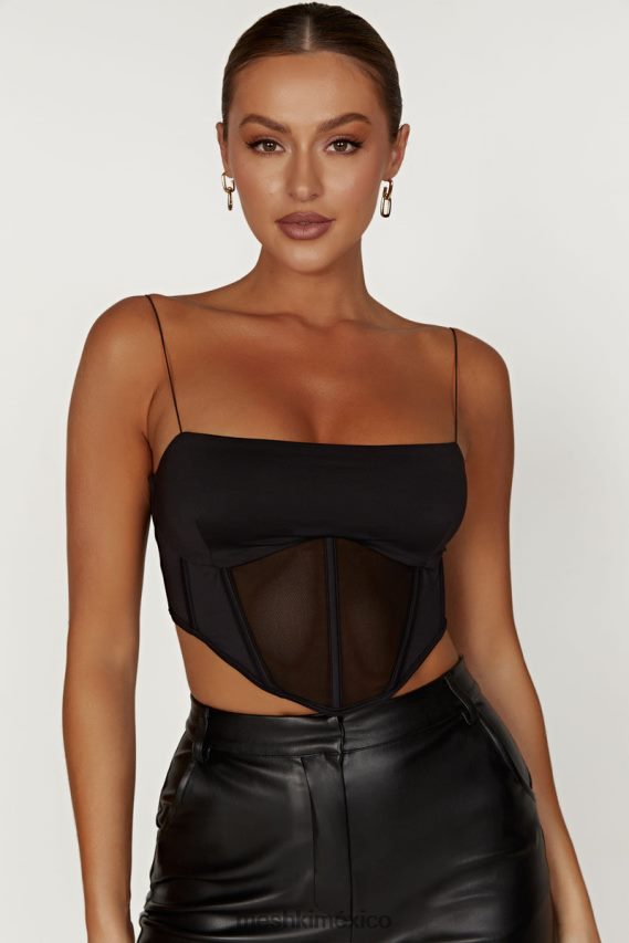 Meshki corsé de malla jada negro ropa H48F8H993