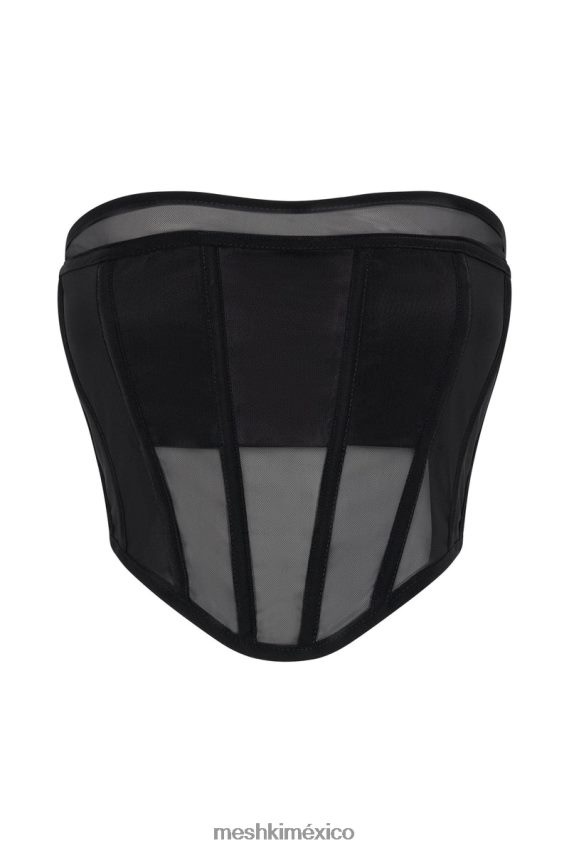 Meshki corsé sin tirantes helen negro ropa H48F8H1035