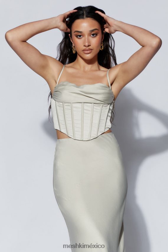 Meshki top corsé cyra trigo ropa H48F8H1054