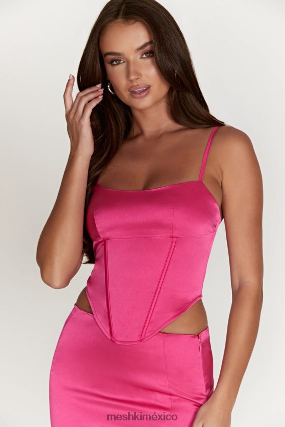 Meshki top corsé largo desirie fucsia ropa H48F8H997