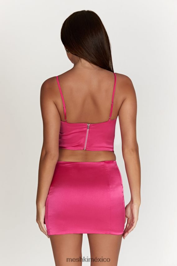Meshki top corsé largo desirie fucsia ropa H48F8H997